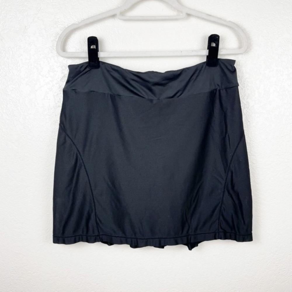 Peter Millar Black Pleat Back Skort Golf Tennis Size Medium
